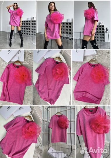 Футболка с цветком