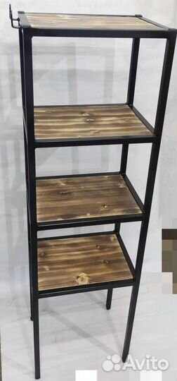 Мини стелаж в стиле лофт