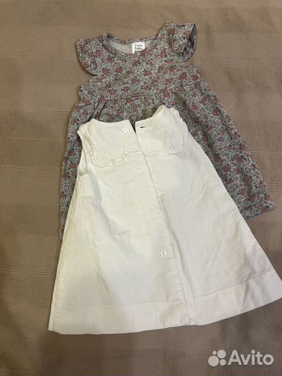 Три платья на 74 см sela zara