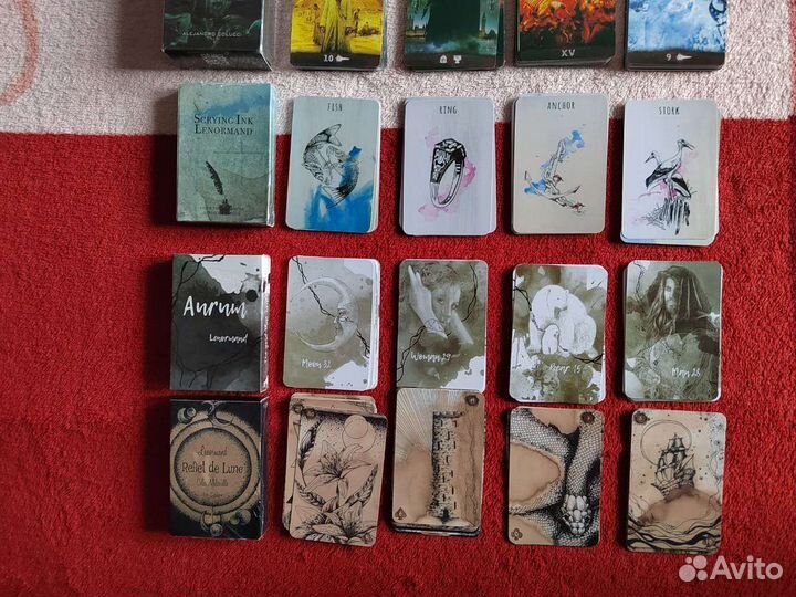 Карты taro, оракулы Ленорман