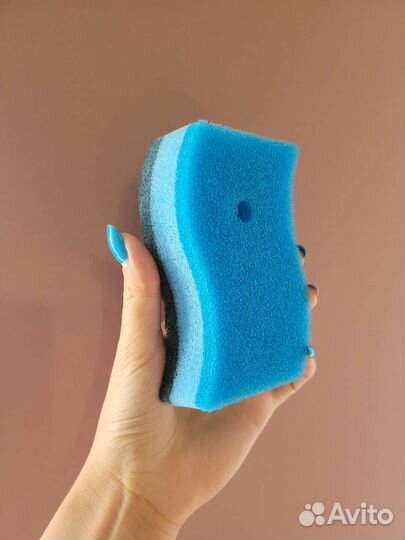 Антибактериальная Губка для мытья посуды Атоми