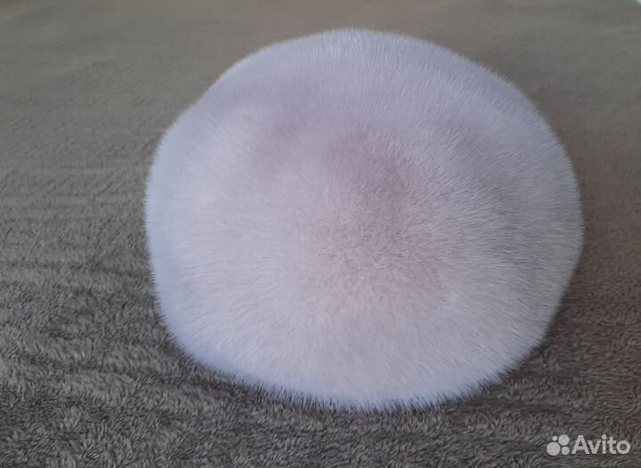 Берет норковый новый