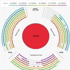 Билеты в цирк-шапито "Арена-Ягуар"