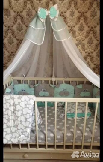 Бортики в детскую кроватку