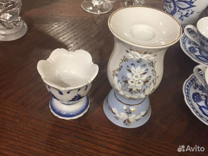 Подсвечники хрусталь и стекло