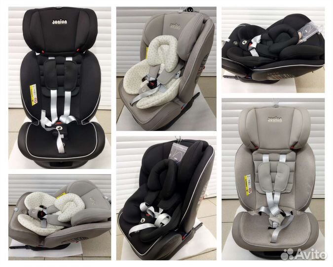 Новое автокресло 0-36 кг поворотное с isofix