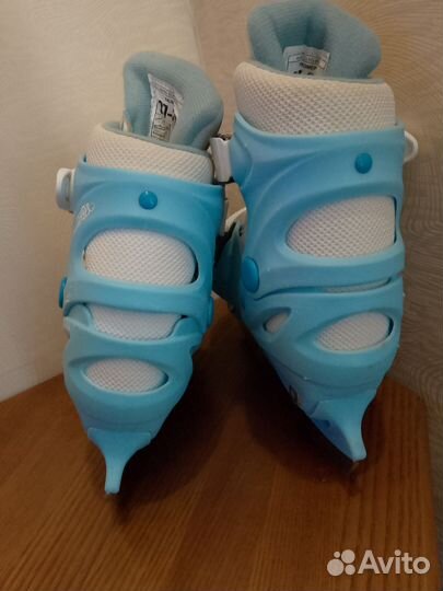 Коньки детские раздвижные 27 30 для девочки