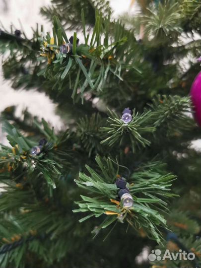 Елка световая искусственная литая бу 180 см