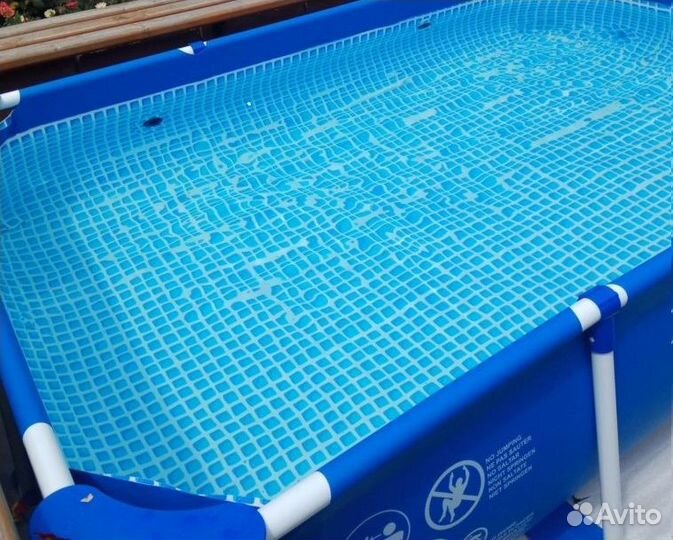 Продаётся каркасный бассейн с пылесосом и фильтром