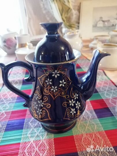 Заварочный чайник Гжель, СССР