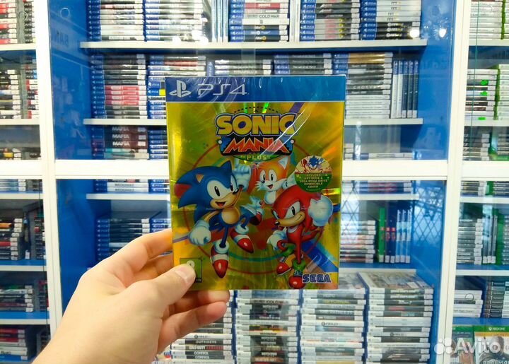 Sonic mania plus ps4 новый (обмен дисков)