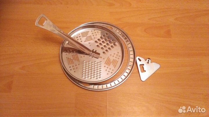 Терка, ручка-держатель, кольцо zepter+открывалка