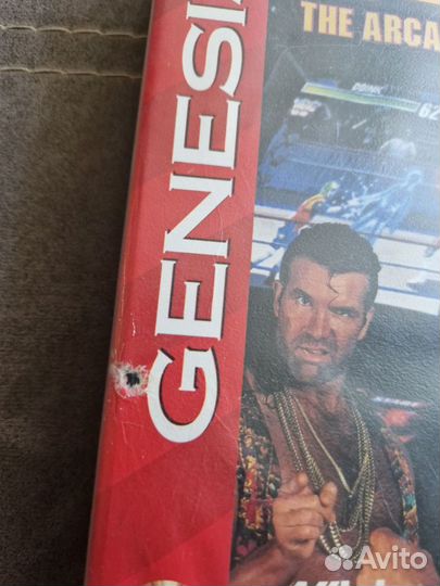 Wrestlemania sega genesis (бокс)