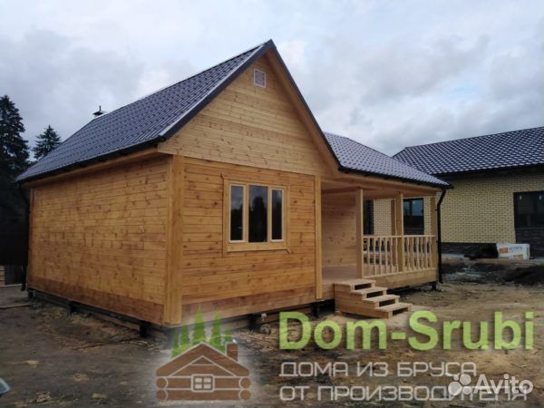 Устюжна. Хорошая надёжная Баня из бруса Б-17 (9х6)