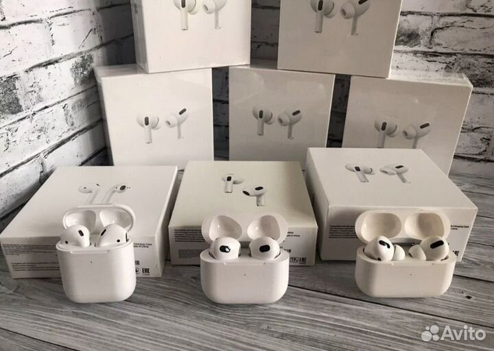 Наушники Apple Airpods Pro / AirPods 3 / AirPods 2