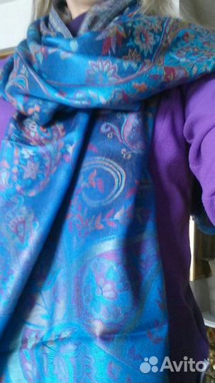 Платок 2х0.75 шаль, пашмина, шарф - Новый