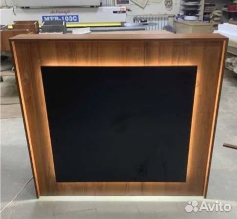 Новая Стойка-Ресепшен Орех В Наличии От Фабрики