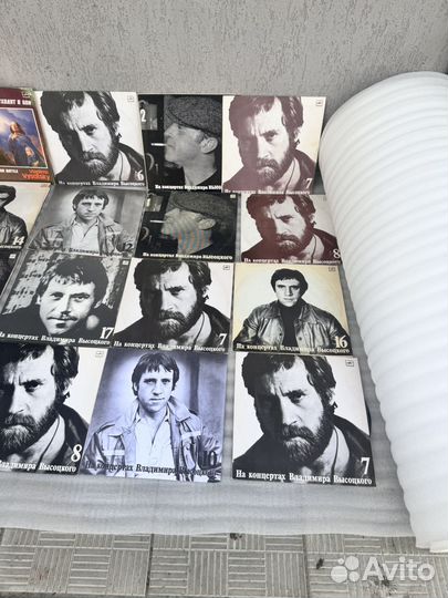 Пластинки виниловые Владимира Высоцкого номерные