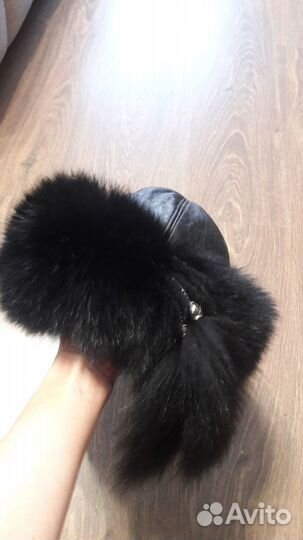 Шапочка из песца