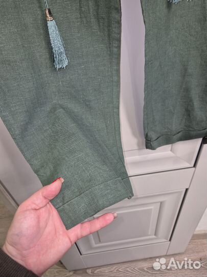 Брюки 100% Лен 50-52