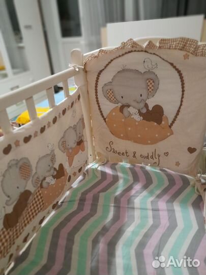 Бортики в детскую кроватку