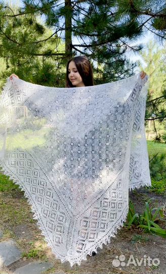 Платок шаль пуховая