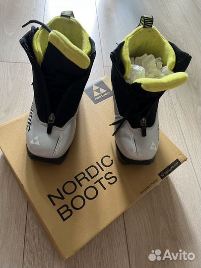 Лыжные ботинки fischer детские