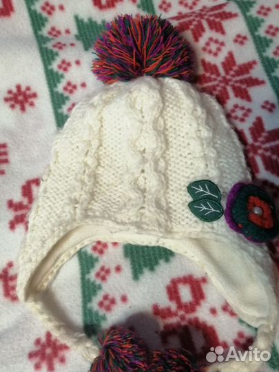 Шапка шлем перчатки краги