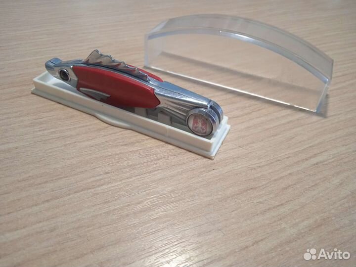 Нож рыбка СССР красный сувенирный