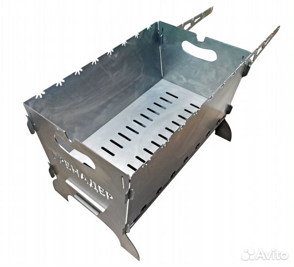 Мангал сборный / разборный, сталь 1 мм