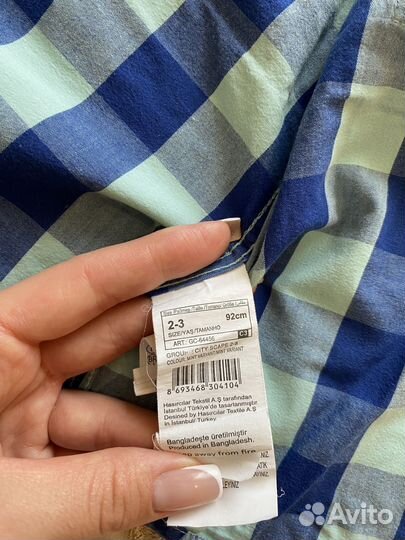 Рубашка для мальчика 92