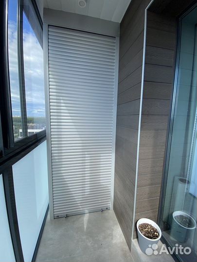 Шкаф с рольставнями на балкон любые размеры