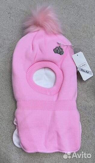 Шапка шлем для девочки новая