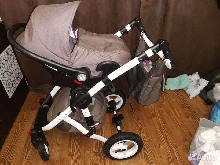 Коляска Adamex barletta Cars 3 в 1