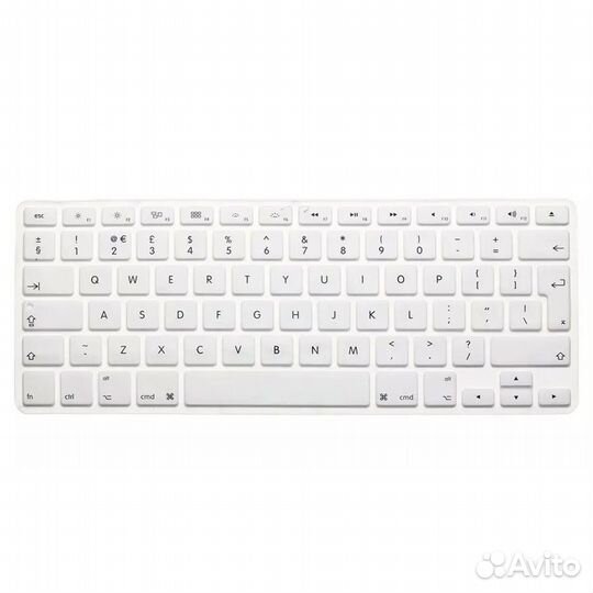 Накладка на клавиатуру MacBook Air 13 белая Eng