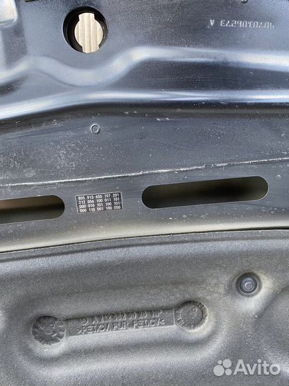 Капот Mercedes Benz W212 дорест черный оригинал