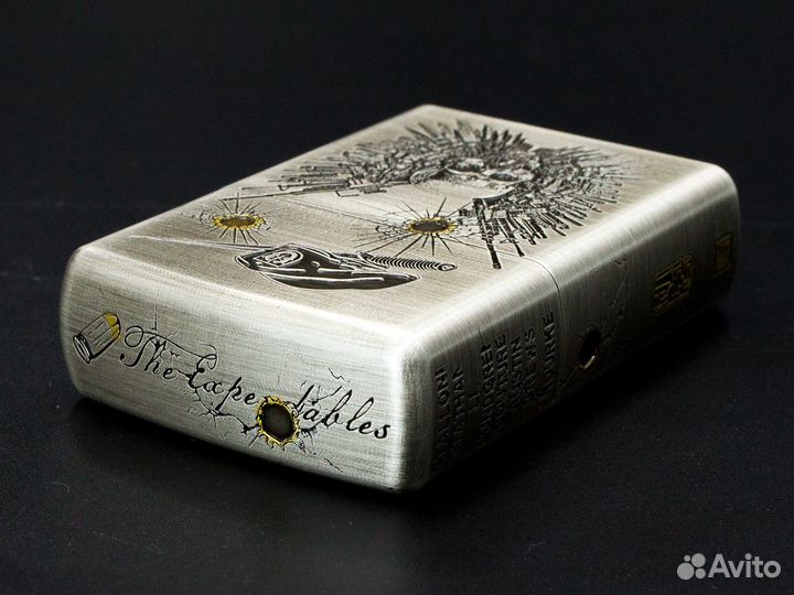 Зажигалка Zippo - Неудержимые в стальном кейсе