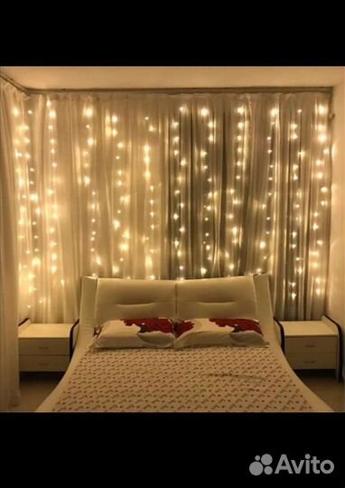 Гирлянда штора 3х3 светодиодная