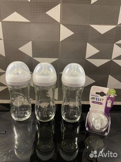 Бутылочки Avent стекло