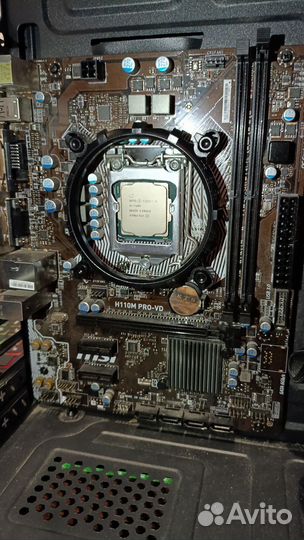 Комплект мат плата msi h110m + i5 7500