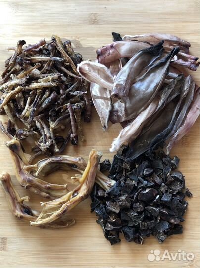 Сушеные лакомства для собак