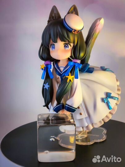 Аниме Фигурка Tea Time Cats - Cow Cat - Оригинал