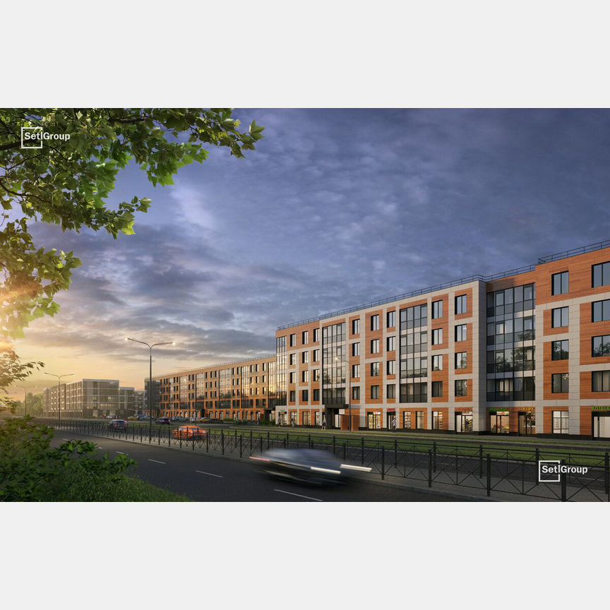 2-к. квартира, 51,3 м², 1/5 эт.