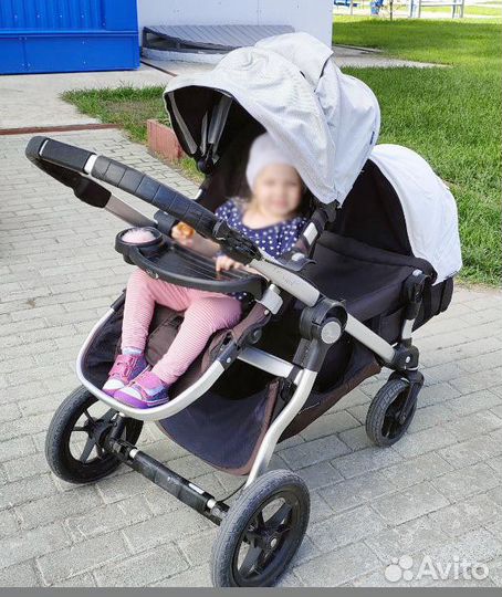Коляска для двойни baby jogger city select