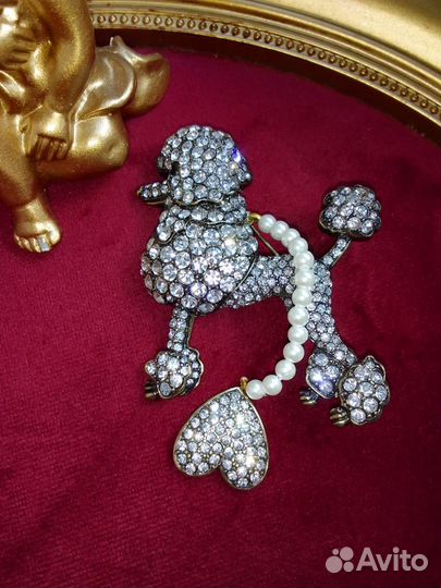 Брошь винтаж Heidi daus