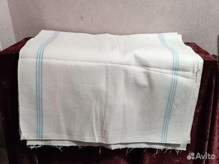 Ткань вафельная полотенечная, ссср, хлопок, хб