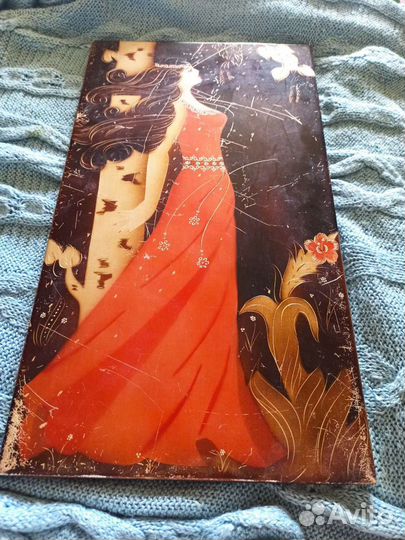 Панно настенное металич.ссср