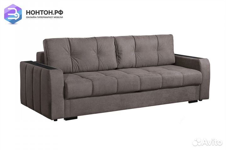 Диван пантограф Бостон серый