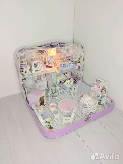 Кукольный домик с мебелью, дом для кукол лол, lol