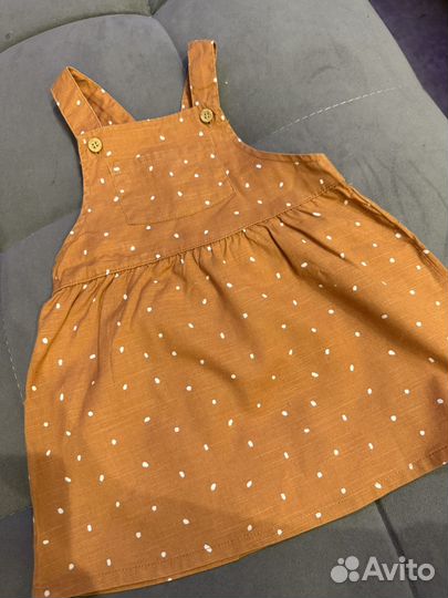 Летний костюм для девочки H&m 80